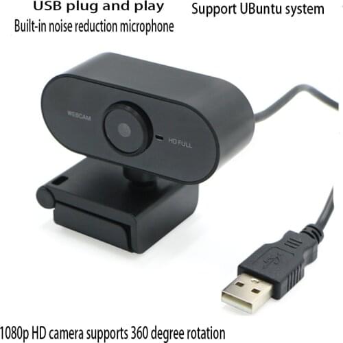 New Hd Video 1080p Camera Microphone Camera 360 Degree Rotation Ubuntu System
