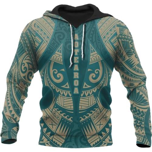 New Zealand Maori Hei Matau Tattoo 3D Print Unisex Deluxe Hoodie Men Sweatshirt Streetwear Zip Pullover Casual Jacket Tracksuit