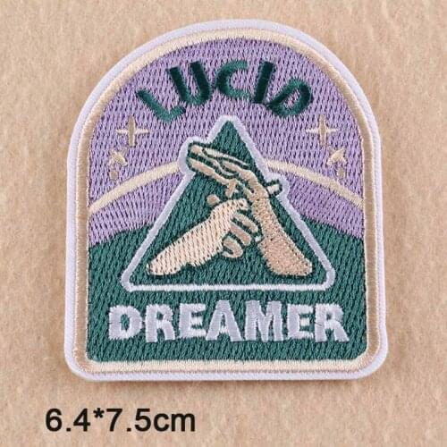 Novelty Dream Iron On Embroidered Clothes Patch For Clothing Stickers Garment Apparel Accessories