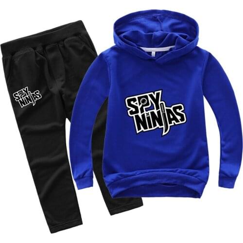 Baby girl clothes SPY NINJA Fall Kids Hoodies Pants 2Pcs Suit Girls Pullover Boys Christmas Sweater Long Sleeves Casual Children