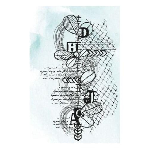 CLEAR STAMP background DIY Scrapbook Card album paper craft silicon rubber roller transparent stamps 828