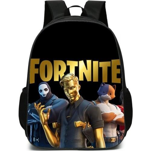 Fortnite Games Backpack 16inch Primary Fortnite School Bag For Boys Girls Cartoon Kids Grades 1-3 Mochila Escolar