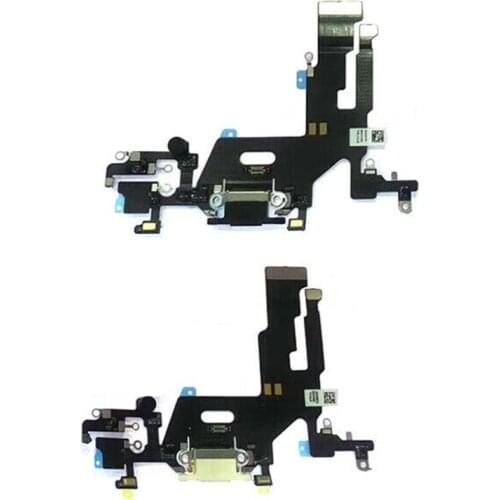 Charging Flex For iPhone 11 USB Charger Port Dock Connector With Mic Flex Cable Replacement