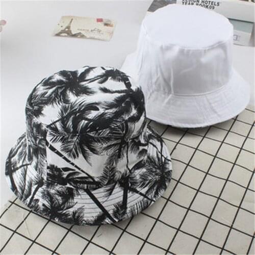 2021 Hot Sale Double Sided Fedoras Fishing Caps Sun Hats Women Sunscreen Bucket Hats Men Sunbonnet Solid Color Summer Beach Cap