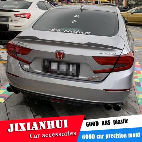 For Accord Spoiler 2018-2019 Honda Accord YoFCK Spoiler ABS plastic Material Car Rear Wing Color Rear Spoiler
