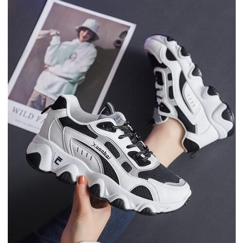 Shoes Women 2021 New Single Shoes Casual Women Flat Old Shoes Women Summer Breathable Net Shoes Sports Running Womens Shoes