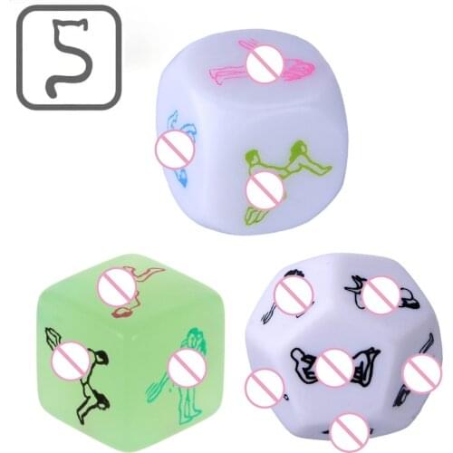 Funny 6/12 Positions Tube Gambling Sexy Dice Erotic Craps Romantic Love Adult Games Sex Toys for Couples Adult Toy