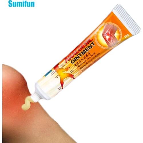 1pcs Sumifun Analgesic Ointment Joint Back Knee Pain Relief Cream Rheumatoid Arthritis Herbal Medical Plaster Skin Care P1150