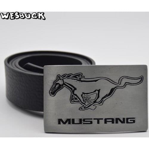 5 PCS MOQ WesBuck Brand Belt Buckle With PU Belt Holiday gifts