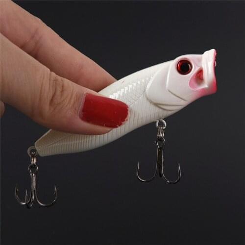 8cm 14g fishing lures hard baits artificial popper crankbait wobblers bait 5