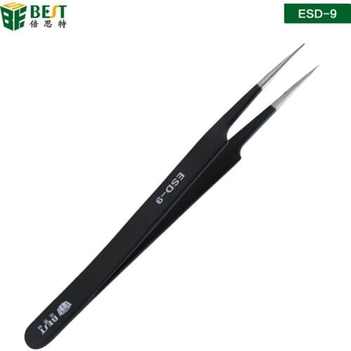 Anti-Static Tweezers Anatomical Surgical Anti-Magnetic Tool Set SMD ESD tweezers for Eyelash Extension