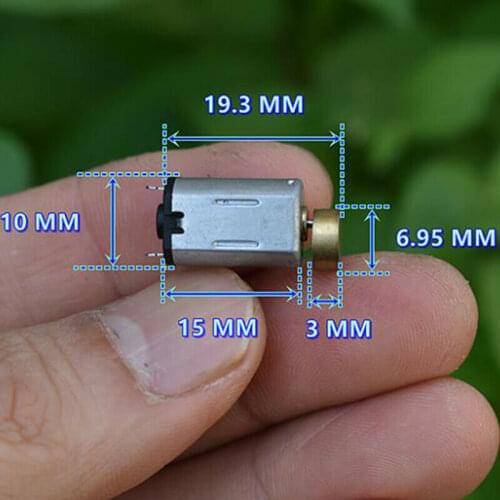 FF-M20 Vibration Vibrating Motor DC 1.5V-3V Micro Mini 10mm Vibrator DIY Toy Massager