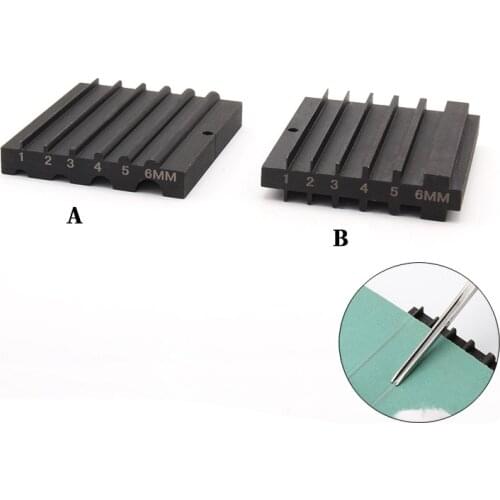 Leathercraft Tool Steel Double side Repair tool for Sharpening Knife Wide Shovel Cutting Leather Thinner Edge Skiving Accesories