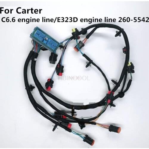 For Carter excavator C66 engine line/E323D engine line 260-5542 high quality excavator accessories free mail