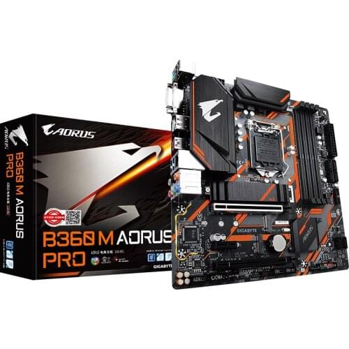 For Gigabyte GA-B360M AORUS PRO NEW original Desktop B350 Motherboard B360M AORUS PRO Socket LGA1151 DDR4 USB3.0 SATA3