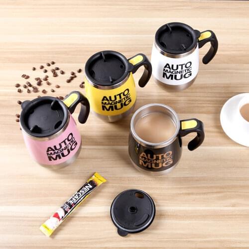 Mini self stirring mug