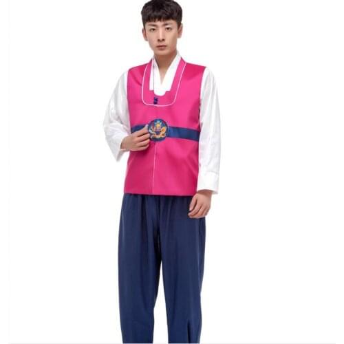 Men Korean cloth Oriental Dance costumes 4 color Ancient Spring