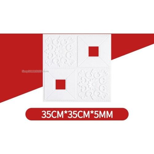 70x70cm Stereo Foam Wall Stickers Ceiling Panel Roof Decor Self Adhesive Waterproof Wallpaper Living Room Bedroom Home Decor