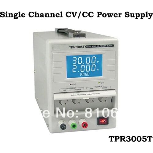 TPR3005T Single channel CV/CC DC regulated power supply in either Constant Voltage (CV) or Constant Current (CC) mode