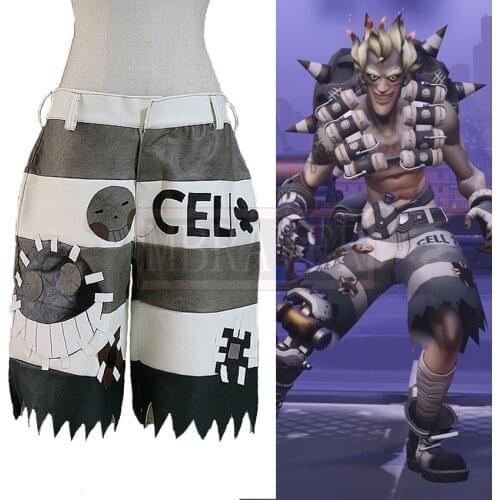 OW JunkRat Jamison Fawkes Cosplay Costume Custom Made Free Shipping
