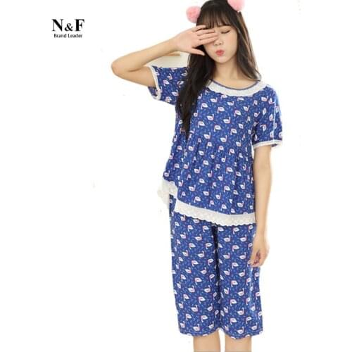 XXL Plus Size Cotton Summer Style Shorts Sleeve Pajamas Sets Pijamas Women Pajama Pajama Sleepwear Pijama Pyjamas Nightwear