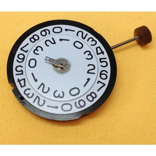 Switzerland new rhonda 509 movement three - pin double calendar quartz movement without battery