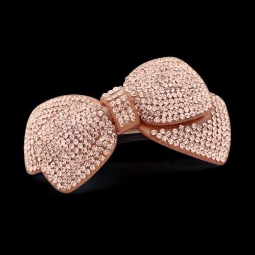 Rhinestones Hair Barrette Clip, Classic Butterfly Hair Accessory Jewelries for Women Girl Fancy Hair Ornament Tiara for Party