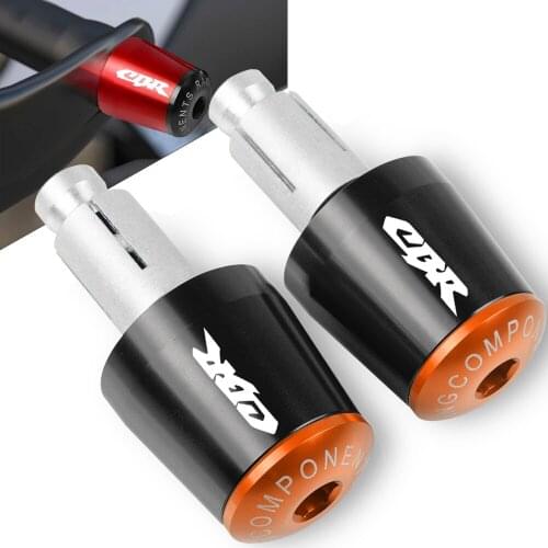 22MM Handlebar Grips Handle Bar Cap End Plugs For Honda CBR 125R 600 F4i 650F 650R 1100XX 1000F cbr 600 954 1000 RR CBR150R