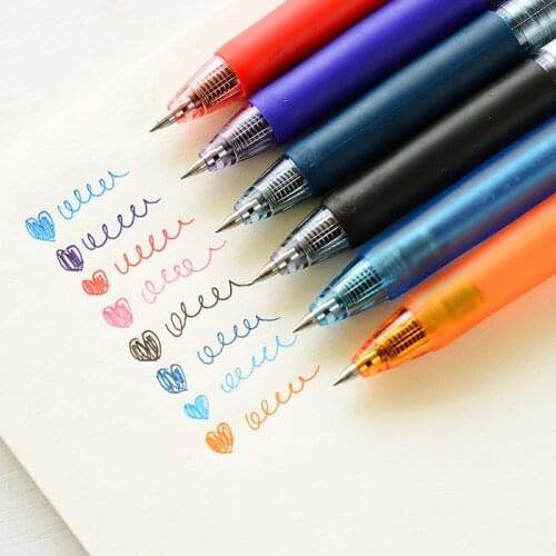 1 pcs 8 colors Mitsubishi UMN-138 Gel ink pen Click type office special signature pen exam pen 0.38mm students supplies