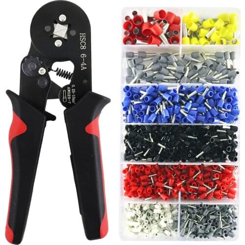 1200pcs/Box Wire Terminal Crimp Connector Insulated Uninsulated Wire End Ferrules --M25