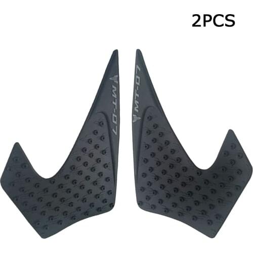 2 Pcs Tank Pad Sticker Protector Anti slip Sticker Gas Knee Grips Traction Side Decal For Yamaha Tracer 700 MT-07 MT07 2018 2019