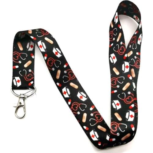 20 Pcs Doctor nurse Mobile Phone Neck Straps Neck Strap Keys Camera ID Card Lanyard GS0267