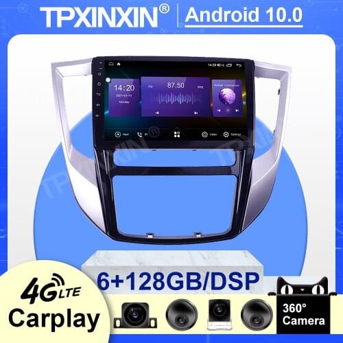2 din 6+128GB 360 Camera Android 10 Car Radio For Mitsubishi Lancer 2018 - 2020 Multimedia Auto Video DVD Player Navigation GPS