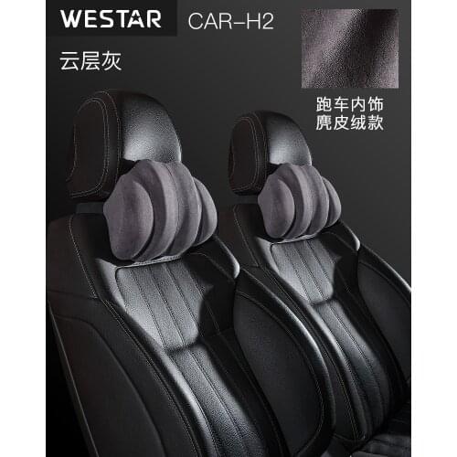 Automotive Headrest Neck Pillow Car Cervical Pillow Car a Pair of Memory Foam Seat Pillow BMW Benz Supplies