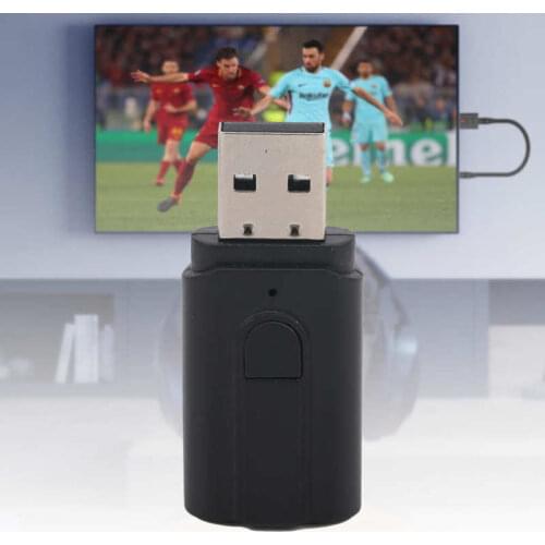 Car Bluetooth V5.0 Adapter 2 in 1 Wireless Audio Adaptor 3.5mm Aux FM with Memory Card Slot New