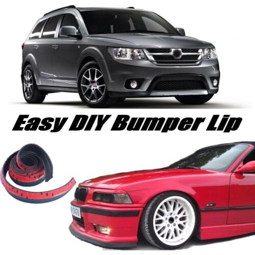 Bumper Lip Deflector Lips For Fiat Freemont Front Spoiler Skirt For Car View Tuning / Body Kit / Strip