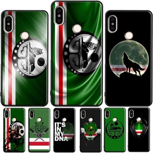 Chechen Wolf Flag Case For Xiaomi Redmi 9 9A 9C 7A 8A 9T Back Cover For Redmi Note 10 Pro 7 8 9 Pro 8T 9S