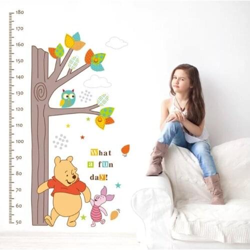 Kids Wall Decals Wall Stickers Peel and Stick Removable Wall Stickers for Kids Nursery Bedroom Living Bear Tree