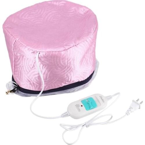 220V Electric Hair Thermal Treatment Beauty Steamer SPA Nourishing Hair Care Cap Waterproof Anti-static Heat Control