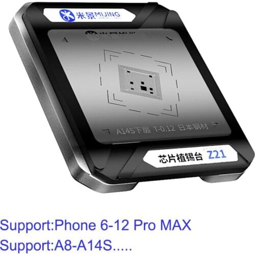 IC CPU Reballing Magnetic Platform for Phone 6 7 8 Plus X XR XS MAX 11 12 A8 A9 A10 A11 A12 A13 A14 A14S Repair Kit With Stencil