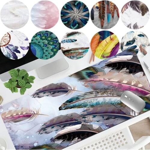 Mouse Pad Large Gaming Gamer Table Mat Various Patterns Mouse Pad PU Leather Waterproof Notebook Computer Mouse Pad