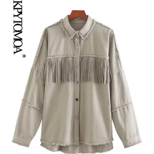 Женские джинсовые куртки KPYTOMOA China At AliExpress