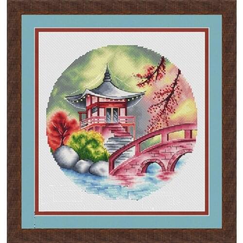 MM201024Home Fun Cross Stitch Kit Package Greeting Needlework Counted Cross-Stitching Kits New Style Joy Sunday Kits Embroidery