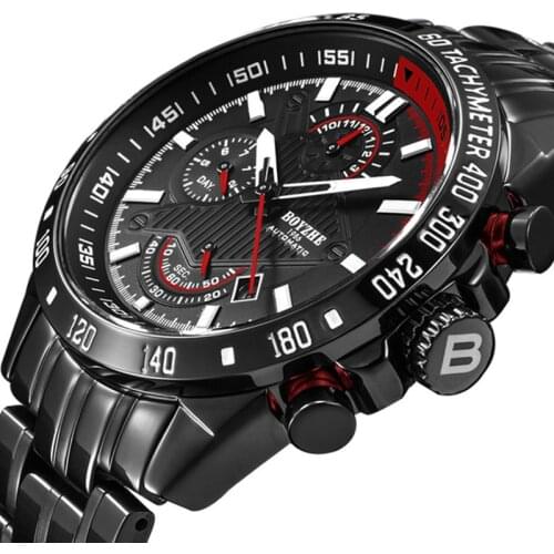 2020 Mens Automatic Mechanical Watch Top Brand New Waterproof Watches for Men Male Luminous Business Watch Casual Reloj Hombre