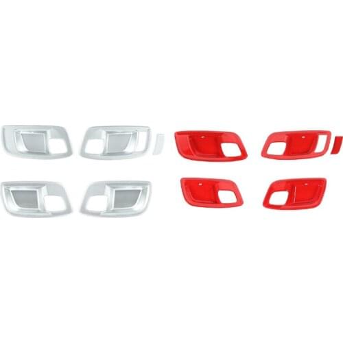 5PCS Car Inner Door Handle Bowl Cover Trim for 2011-2021 Dodge Charger Interior Decoration Accessories