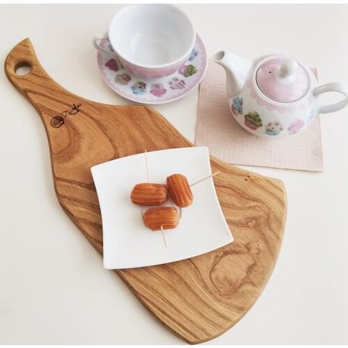 2021 New Wooden Curved Handle - Shaped Meat Presentation Plate And Cutting Board - Kitchen Tools - Butcher Tools - Free Shipping