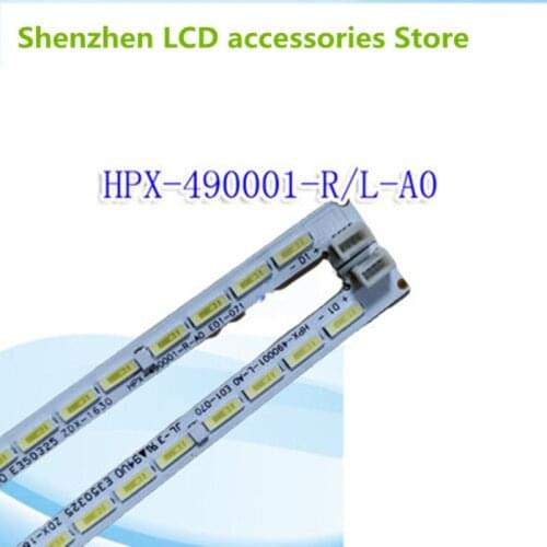 2piece/lot for 49inch lc490duy-sha2 LCD backlight bar HPX-490001-R-A0 HPX-490001-L-A0 66LED 100%NEW