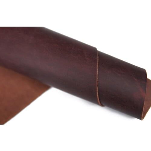 Handmade Art Craft Leather Crazy Horse Skin Cowhide Leather for Belt Wallet Bag Shoes Notebook