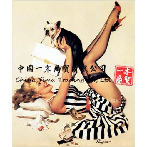 Sexy Pin Up Girl Stockings Glamour Sticker Retro Poster Print Art Stickers