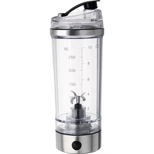 250ML USB Shaker Bottle Electric Protein Shaker Bottle Stirrer Large Horsepower Blender Juice Milkshake Coffee Mixing Cup